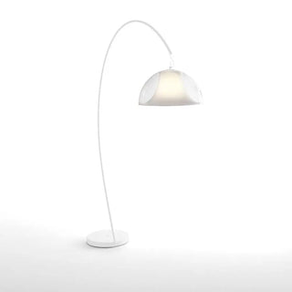 Pedrali Lighting Time L002T floor lamp with double polycarbonate diffuser and steel base