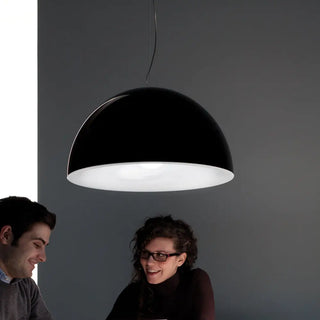 Pedrali Lighting Time L002S suspension lamp with double polycarbonate diffuser