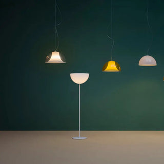 Pedrali Lighting Time L002S suspension lamp with double polycarbonate diffuser