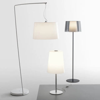 Pedrali Lighting Time L001TA table lamp with single polycarbonate diffuser and steel base