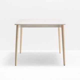 Pedrali Malmö TMLF table with ash legs and solid laminate top