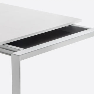 Pedrali More TMO extensible table with steel frame and melamine top - Buy now on ShopDecor - Discover the best products by PEDRALI design