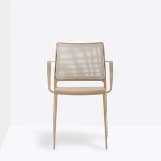 Pedrali Mya 706/2 chair with armrests and backrest in textilene Pedrali Sand SA100E - Buy now on ShopDecor - Discover the best products by PEDRALI design
