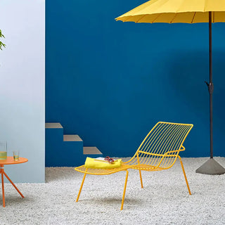 Pedrali Nolita Chaise-longue 3654 steel chair/deckchair