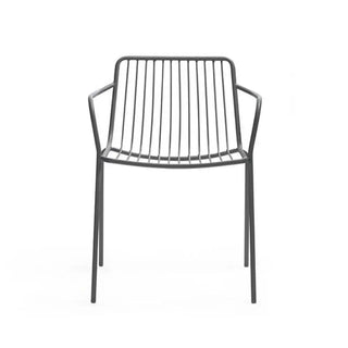 Pedrali Nolita 3655 steel armchair with low backrest