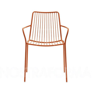 Pedrali Nolita 3656 garden armchair with armrests and high backrest Pedrali Terracotta TE - Buy now on ShopDecor - Discover the best products by PEDRALI design