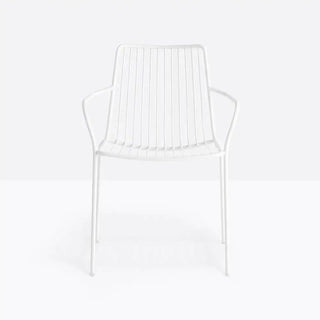 Pedrali Nolita 3656 steel armchair with high backrest