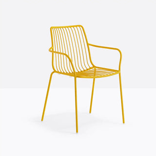 Pedrali Nolita 3656 steel armchair with high backrest