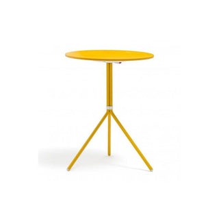 Pedrali Nolita 5453 table H.72 cm with top diam.60 cm. Pedrali Yellow GI100E - Buy now on ShopDecor - Discover the best products by PEDRALI design