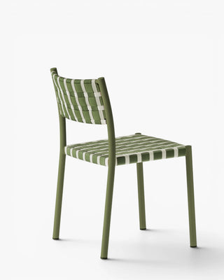 Pedrali Nuova Guinea 3630 aluminium chair with seat and backrest in polypropylene weave