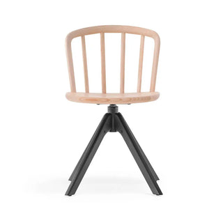 Pedrali Nym 2840 ash chair with swivel base