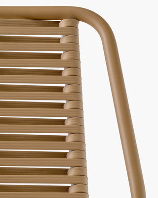 Pedrali Philía 3900 metal chair with seat and backrest wrapped in PVC cord