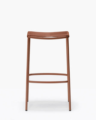 Pedrali Philía metal armchair with seat wrapped in PVC cord