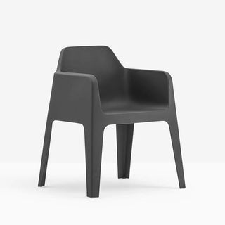 Pedrali Plus 630 polypropylene chair Anthracite grey GA - Buy now on ShopDecor - Discover the best products by PEDRALI design