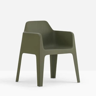 Pedrali Plus 630 polypropylene chair Green VE - Buy now on ShopDecor - Discover the best products by PEDRALI design