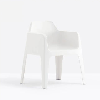 Pedrali Plus 630 polypropylene chair White BI - Buy now on ShopDecor - Discover the best products by PEDRALI design