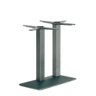 Pedrali Quadra 4560 rectangular table base 71x40 cm. - 27.95x15.75 in Black - Buy now on ShopDecor - Discover the best products by PEDRALI design