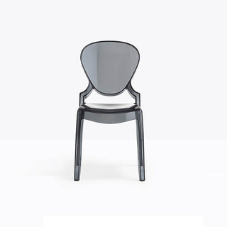 Pedrali Queen 650 stackable chair Pedrali Transparent smoke grey FU - Buy now on ShopDecor - Discover the best products by PEDRALI design