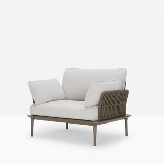 Pedrali Reva Twist sofa/armchair with side pillows - Buy now on ShopDecor - Discover the best products by PEDRALI design