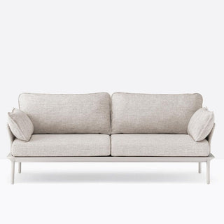 Pedrali Reva Twist three seater sofa with side pillows Buy on Shopdecor PEDRALI collections