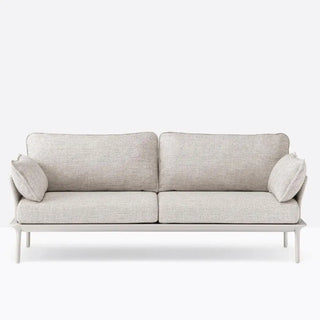 Pedrali Reva Twist sofa/armchair with side pillows Beige BE100E Fabric D22 Sofa - Buy now on ShopDecor - Discover the best products by PEDRALI design