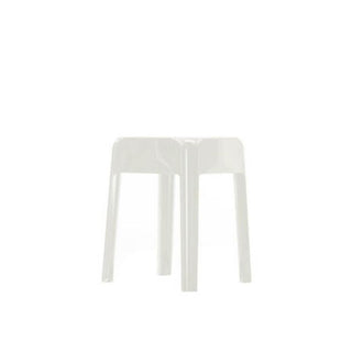 Pedrali Rubik 583 outdoor plastic stool with seat H.45 cm. White - Buy now on ShopDecor - Discover the best products by PEDRALI design
