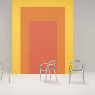 Pedrali Soul 3746 aluminium armchair with wood seat OUTDOOR