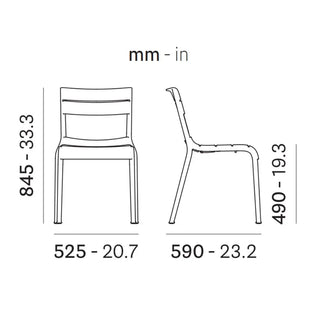 Pedrali Souvenir 550 polypropylene chair - Buy now on ShopDecor - Discover the best products by PEDRALI design