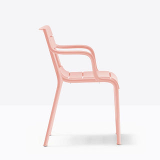 Pedrali Souvenir 555 armchair for outdoor use Pedrali Souvenir Pink - Buy now on ShopDecor - Discover the best products by PEDRALI design