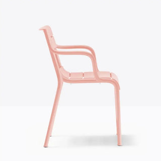 Pedrali Souvenir 555 polypropylene armchair Pink RA - Buy now on ShopDecor - Discover the best products by PEDRALI design