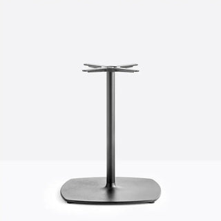 Pedrali Stylus 5410 table base with square base 59x59 cm. - 23.23x23.23 in. Black - Buy now on ShopDecor - Discover the best products by PEDRALI design
