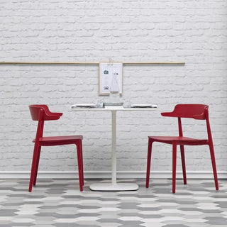 Pedrali Stylus 5410 table base with square base 59x59 cm. - 23.23x23.23 in. - Buy now on ShopDecor - Discover the best products by PEDRALI design