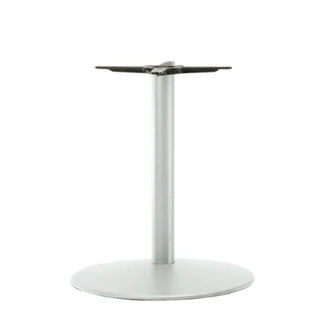 Pedrali Tonda 4530 table base with round base ø 60 cm. - 23.62 in. Textured aluminium AG - Buy now on ShopDecor - Discover the best products by PEDRALI design