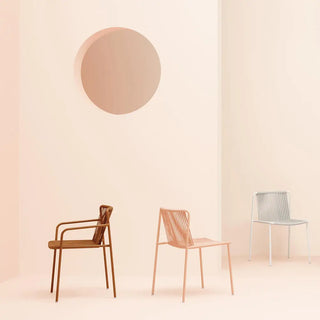 Pedrali Tribeca 3665 steel armchair with PVC profile
