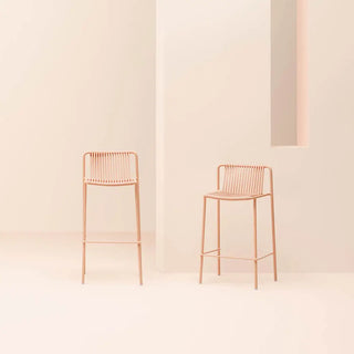 Pedrali Tribeca steel stool with PVC profile