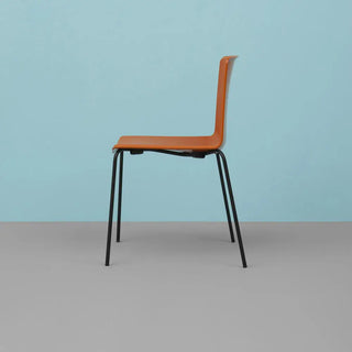 Pedrali Tweet 890 chair with polypropylene shell and steel legs