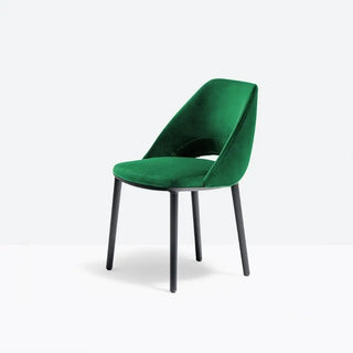 Pedrali Vic 655 upholstered chair with ash legs