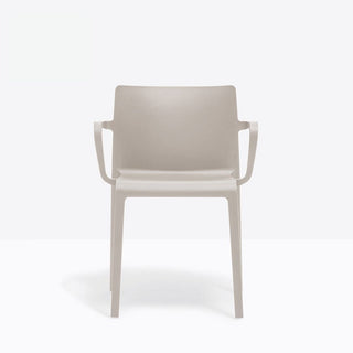 Pedrali Volt 675 polypropylene chair with armrests for outdoor use Pedrali Beige BE200E - Buy now on ShopDecor - Discover the best products by PEDRALI design