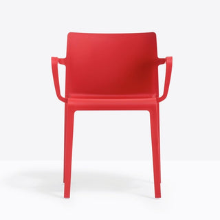 Pedrali Volt 675 polypropylene chair with armrests for outdoor use Pedrali Red RO400E - Buy now on ShopDecor - Discover the best products by PEDRALI design