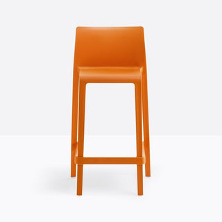 Pedrali Volt 677 stool for outdoor use with seat H.66 cm. Pedrali Orange AR400E - Buy now on ShopDecor - Discover the best products by PEDRALI design