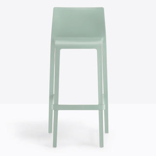 Pedrali Volt 678 stool for outdoor use with seat H.29 59/64 inch Pedrali Green VE100 - Buy now on ShopDecor - Discover the best products by PEDRALI design