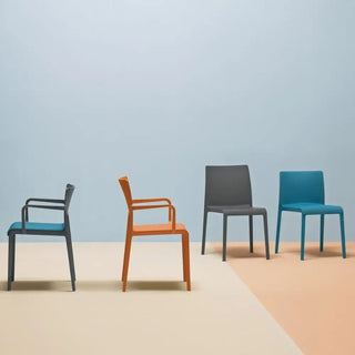 Pedrali Volt HB 673 polypropylene chair with high backrest