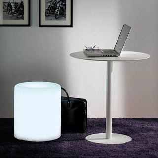 Pedrali Wow 485E luminous pouf in polyethylene