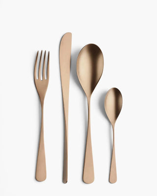 Pinti 1929 Audrey Velvet 18/10 stainless steel cutlery set Velvet Copper Set 24 - Buy now on ShopDecor - Discover the best products by PINTI 1929 design