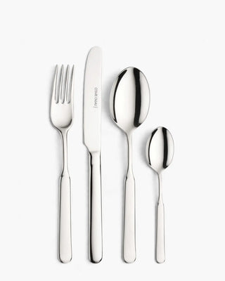 Pinti 1929 Casali 24-piece 18/10 stainless steel cutlery set Polished steel - Buy now on ShopDecor - Discover the best products by PINTI 1929 design