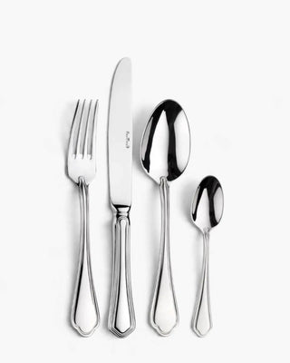 Pinti 1929 Ducale 24-piece 18/10 stainless steel cutlery set Polished steel - Buy now on ShopDecor - Discover the best products by PINTI 1929 design