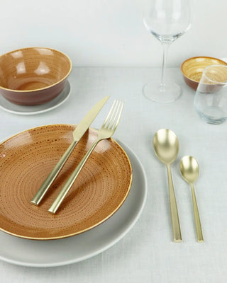 Set di posate in acciaio inox 18/10 effetto velluto Pinti 1929 Heaven
