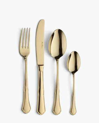 Pinti 1929 Settecento 18/10 stainless steel cutlery set Treasure Gold Set 24 - Buy now on ShopDecor - Discover the best products by PINTI 1929 design