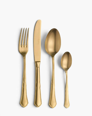 Pinti 1929 Settecento 18/10 stainless steel cutlery set Alchimique Gold Set 24 - Buy now on ShopDecor - Discover the best products by PINTI 1929 design