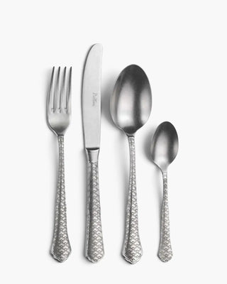 Pinti 1929 Settecento 18/10 stainless steel cutlery set TXT Set 24 - Buy now on ShopDecor - Discover the best products by PINTI 1929 design